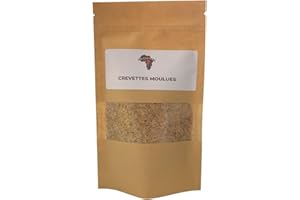 GENERISCH Gemahlene Garnelen – 50g Beutel – Getrocknete Crevetten in Pulverform – Intensives Aroma für Afrikanische und Asiatische Küche – 100% Natur