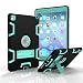 Produktbild iPad Pro 9,7 Zoll Hülle, iPad Pro 9,7 Hülle, VPR 3 in 1 Hybrid Armor Stoßfest Ganzkörper-Schutzhülle/Ständer für Apple iPad Pro 9,7 Zoll 2016 Release Tablet, Black+Mint
