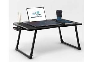 Etekcity Study Table Bed Table Premium Laptop Table/Foldable and Portable Wooden/Writing Desk for Office/Home/School