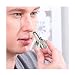 KEDSUM Professional Portable Manual Nose & Ear Hair Trimmer, No Batteries Required, Stainless Steel Nose Hair Remover for Men & Women,Come with a Fingernail Clipper as a Small Gift