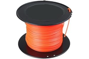 EURONOVITA' SRL Fili di Ricambio Bobina 4mmx145m per Taglia Erba per Ricambio di decespugliatore EN-223057