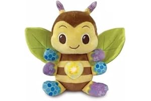 Vtech Baby Musik-Kuschelbiene – Interaktives Spielzeug, das spricht und singt – Auch ideal als Handpuppe – 100 Prozent recycelter Plüsch – Für Kinder von 3-36 Monaten