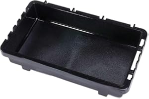 Meiho Tray BM-S Black 17,5x10,5x4cm - Köderablage für Tackleboxen, Ablage für Kunstköder, Köderschale für Angelboxen