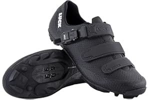 LUCK Zapatillas MTB Cronos | Zapatillas de Ciclismo para Hombre y Mujer | Zapatos Bicicleta Montaña | Suela de Carbono | Cierre Milimétrico