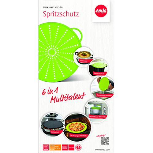 Emsa 514561 Spritzschutz, Ø 31 cm, Silikon, Anthrazit, Smart Kitchen - 4