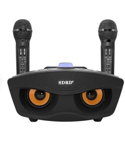 SDRD SD-306 Portable Karaoke Machine, Wireless Bluetooth