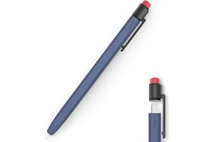 TRONWIN iPencil Case for Apple Pencil 1st Generation Sleeve Silicone Protective Cover Perfect Grip Skin Classic Design with Sturdy Clip Compatible with Apple Pencil 1st Generation (Midnight Blue)