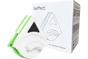 Baffect Inicio Lateral Doble magnético Ventana Limpiador Tanto de Cristal Lado de la Superficie Herramientas Cepillo de Limpieza del limpiaparabrisas para Ventanas Espesor (15-26mm)