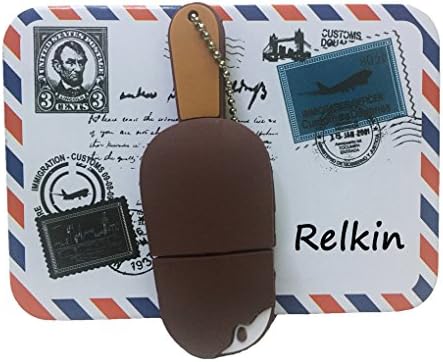 Relkin High Speed USB Flash Drive USB 2.0 Memory Stick Gift Cartoon Ice-cream 32GB