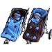 :Cozyosko, Reversible Padded Buggy Bag - Chocolate/Jacaranda
