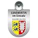 Produktbild Einsatzschild Windschutzscheibe incl. Saugnapf - Landwirtin im Einsatz - 309738- Regionen nach Wahl Farbe Region Schleswig-Holstein