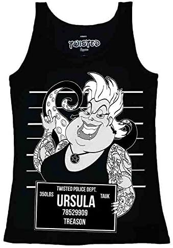 Tw-Rockabilly Tattoo Apparel Women'S Top Ariel Ursula Shot (Black) (S-L)