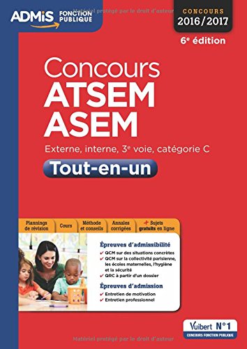 couverture de : Concours ATSEM, ASEM 2016-2017 / externe, interne, 3e voi...