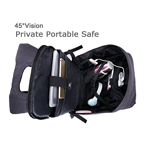 Kopack Anti-Diebstahl Laptop Rucksack 14 1 15 4 Zoll Sto  fest Reisetasche Leichtes Wandern ScanSmart TSA freundlich Wasserbest  ndig