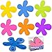 Produktbild Promobo Set 6 Stück Antirutsch-Pads mit Saugnapf, Bad, Blumenform, mehrfarbig