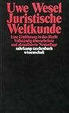 Image de Juristische Weltkunde: Eine Einführung in das Recht (suhrkamp taschenbuch wissenschaft)