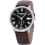 FREDERIQUE CONSTANT Slimline Herren-Armbanduhr 37MM Leder Quarz FC-245BR5S6DBR