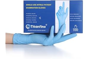 Gedikum 1000 (10x100 Stk) Nitril-Handschuhe, puderfrei, latexfrei, hypoallergen, Lebensmittelhandschuhe, medizinische Einweghandschuh, Gummihandschuhe S, M, L, XL (M)