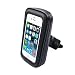 Produktbild TFDirect Fahrradhalterung / Motorrad-Halterung mit Schutz-Tasche für iPhone 4/4S, weitere Smartphones, Navigator, Handy, uvm. - Display-Diagonale: 3,5'' -4,0" Universal. Höhe bis 12,5 cm / Breite bis 6 cm / Tiefe bis 2,5 cm. Schützhülle Spritzwasser Geschützt Mit Sicherungsriemen