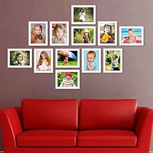 Ajanta Royal Classic Set of 12 Individual White Photo Frames (12-6x8 Inch) : A-66