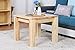 Produktbild Couchtisch Kiefer massiv Vollholz natur Junco 485 - Abmessung 50 x 60 x 60 cm