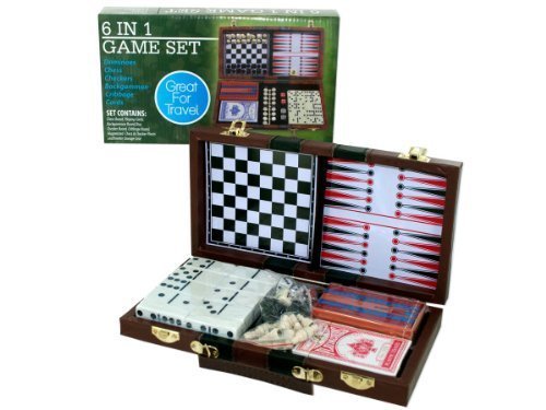 6 in 1 Travel Game Set by Kole Imports