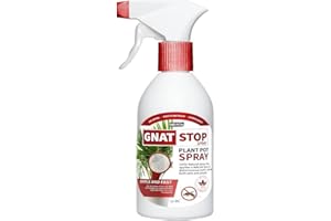 UK Grow Gnat Stop Spray - Natural Gnat Control- Fungus Gnat Repellent - 500ml - use with GNAT Stop Plant Pot Topper for Best Results