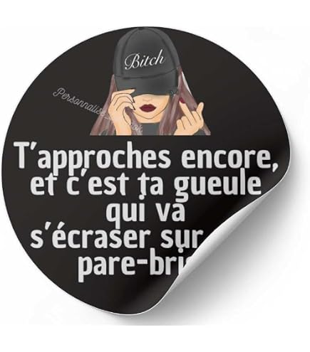 Autocollant Humour “Attention, Ne Me Colle Pas, Je Pète Souvent” – 10×10 Cm – Vinyle Résistant – Détouré – Fabriqué En Europe