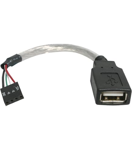 Adaptateur USB 2.0 9 Broches Vers Type E - Pour Ajouter Un Port USB-C Sur Panneau Avant PC - 8