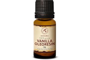 Vanilla Oleoresin Essential Oil - 10ml - Vanilla Planifolia - 100% Pure for Aromatherapy Diffusers - for Skin & Hair Care - O