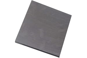 OURECO 100 x 100 mm grafitplatta, tjocklek 35 mm till 50 mm för kemisk industri/100 x 100 x 40 mm
