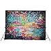 Produktbild XIANGHUi Fotografie Hintergrund Digital Gedruckt Bunte Doodle Scribble Backsteinmauer Muster für Kinder Kinder Baby Neugeborenen Porträt Studio Fotografie,3.3m/10 * 10ft