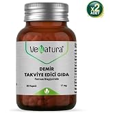 VeNatura Demir Takviye Edici Gıda, 17 mg, 90 Kaps&uuml;l, 2 Adet