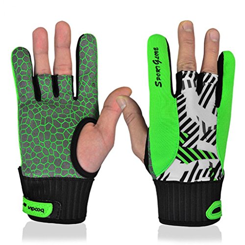 Gants de bowling ALCYONEUS - Professionnels - En silicone - Antidérapants - Confortables - Tendances - Pour homme et femme
