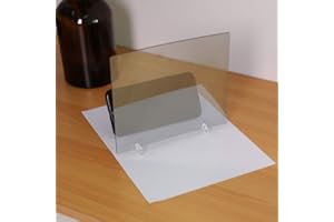 PHEFOP Carte de Dessin à la Lumière LED Sketch Mirror Reflection Pochch Board pour les Enfants et les Artistes