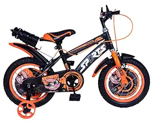 RAW BICYCLES Sports BMX Single Speed 14T inches Bicycle/Cycle for Kids 3 to 5 Years Boys & Girls with Training Side Wheels