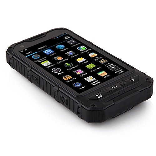 A8 smartphone Android 4 4 imperm  able IP68 Quad core et batterie 3000 mAh  Noir 
