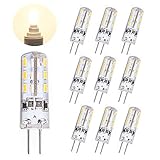 1.5-Watt-Glühlampe, Helligkeit: ca.100 Lume, Eingangsspannung: DC12V, Lebensdauer: ca. 50000Stunden; eine 10W Halogenlampe durch nur 1,5W G4 COB LED Lampen ersetzen