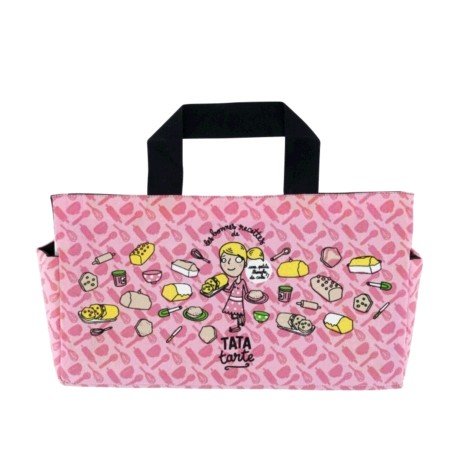 Derrière La Porte DLP: Borsetta di trasporto per torta, in cotone con le ricette per Tata