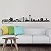 Produktbild Wandkings Skyline - Deine Stadt wählbar - Düsseldorf - 125 x 22 cm - Wandaufkleber Wandsticker Wandtattoo