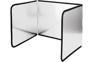 APACALI Protección contra salpicaduras para cocina, plegable, 38 x 30 x 30 cm, protección contra salpicaduras, pared de cocina con revestimiento antiadherente, protección contra salpicaduras de cocina