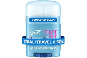 Secret Outlast Invisible Solid Antiperspirant and Deodorant, Completely Clean Scent, 0,5 Ounce by Secret