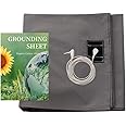 KLASLAV Grounding Sheets Kit, Flat Sheets with 5% Silver Fiber Organic Cotton,Grounding,Earth Bed Sheets (27 * 52IN-Grey)