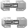 BTL Soft Close Spring Hinge Easy Installation Hinges (100 Degree Softclose Spring Hinges)(Material Cold Roll Steel)(Nickel Plating)(Frog Hinges) (BAHH-SH)(1 Pair)
