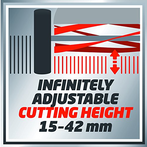 Einhell Hand-Rasenmäher (für bis zu 150 m², Mähspindel mit 5 Stahlmessern, stufenlose Schnitthöhenverstellung, Grasfangkorb) – Bild 5