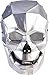 Produktbild Unisex Halloween Maskerade Party Silber Cyborg Roboter Totenkopf Maske