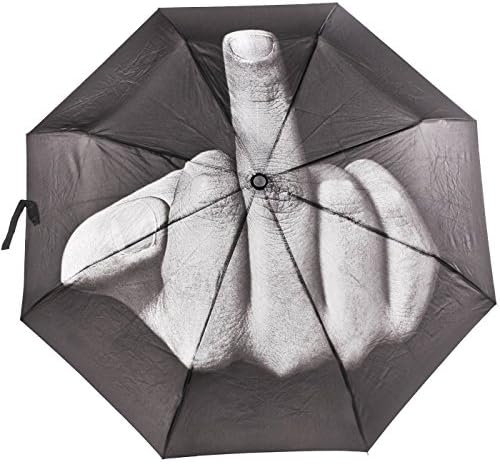 Up Yours Finger Up Novelty Funny Joke Umbrella / Brolly
