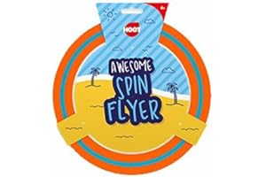 Buy-Simplicity® Kids Spin Flyer | Flying Saucers for Kids to Have Endless Fun | Durable and Lightweight | Play Time Games for Children (Orange)