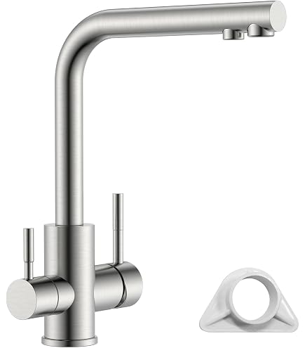 VALAZ 3-Wege Filter-Wasserhahn – Verchromt, Mit Osmose-Funktion, 360° Drehbar, Schnell Montiert