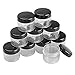 20g/20ml Empty Plastic Cosmetic Jars with Lids for Creams/Sample/Make-Up/Glitter Storage Refill Cosmetic Lotion Make up Balm Travel Tester For Xmas day DIY Present Transparent (25)